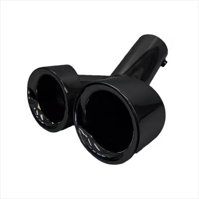 Ponteira Dupla Preto Black Piano Escapamento Equinox Original GM