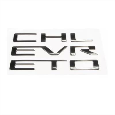 Emblema Alto Relevo Cromado Escuro Original