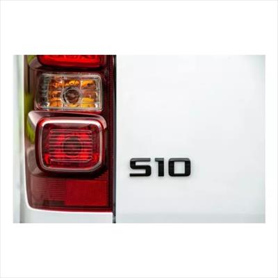 Kit com 3 Emblemas Chevrolet S10 Black Piano
