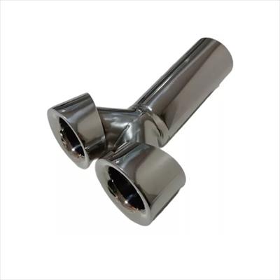 Ponteira Dupla Cromada do Escapamento Cruze Sedan