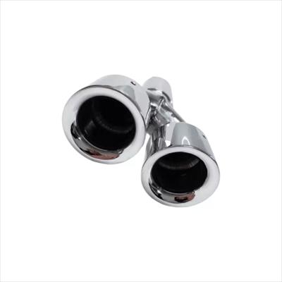 Ponteira Dupla Cromada do Escapamento Nova Tracker Original