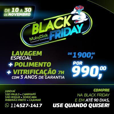 BLACK MOBY DICK - LAVAGEM + POLIMENTO + VITRIFICAÇÃO 7H (com 3 anos de garantia)